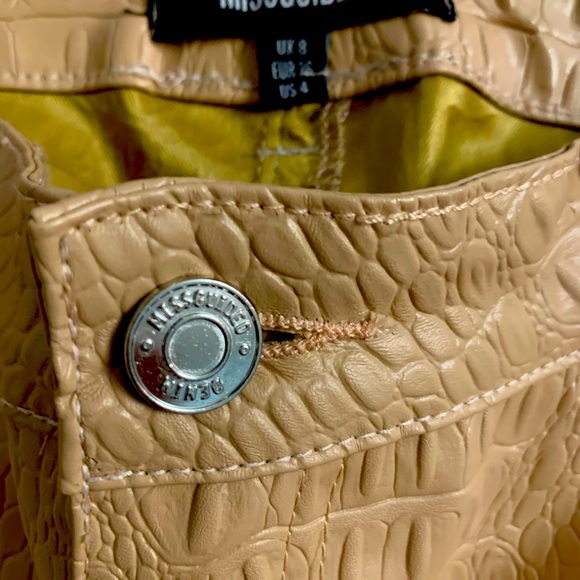 Misguided Snake Skin Pants - Picture 2 of 2